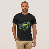 Dodge Charger Muscle Car – メンズTシャツ Tシャツ (正面フル)