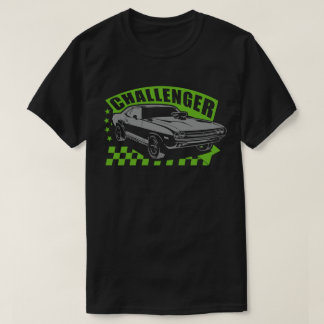 Dodge Charger Racing Muscle Car T-Shirt Green Tシャツ