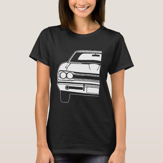 Dodge Coronet Super Bee 1968 2 Tシャツ (正面)