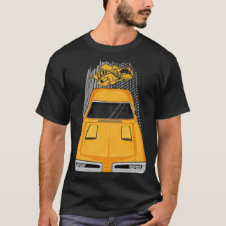 Dodge Coronet Super Bee 1970 - yellow T-Shirt Tシャツ