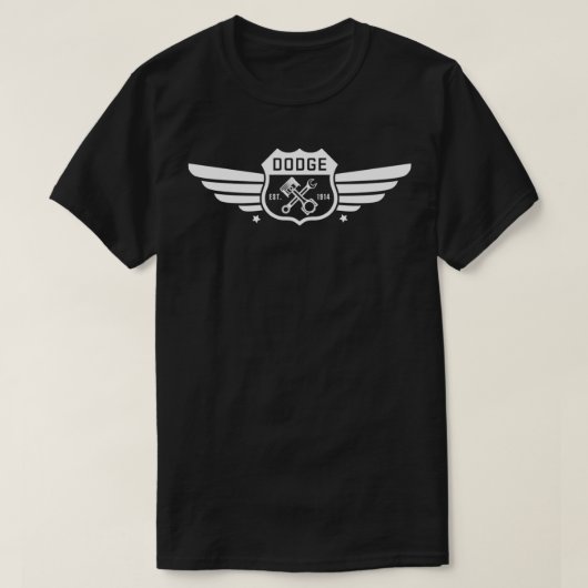 Dodge Garage Wings Pullover  Tシャツ (デザイン正面)