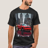 Dodge Hellcat Tシャツ – マッスルカー愛好家向け (正面)