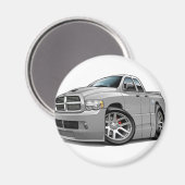 Dodge SRT10 Ram Dualcab Gray マグネット (正面/裏面)