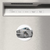 Dodge SRT10 Ram Dualcab Gray マグネット (インサイチュ (食洗機))