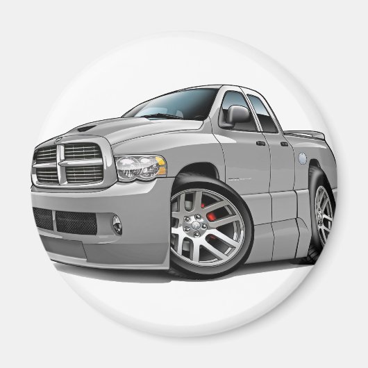 Dodge SRT10 Ram Dualcab Gray マグネット (正面)