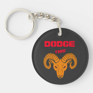 Dodge This Ram Aries Super Orange Sport キーホルダー