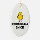 Dodgeballのひよこ セラミックオーナメント (右)