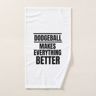 Dodgeballは全てをより良くする ハンドタオル