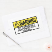 Dodgeballギフト – Dodgeball Lover 長方形シール (封筒)