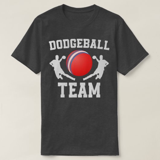 DodgeballチームアパレルダッジボールプレーヤーTシャツ Tシャツ (デザイン正面)