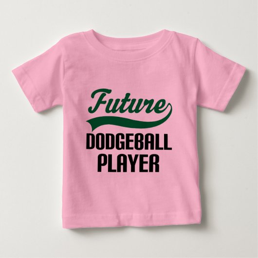 Dodgeballプレーヤー(未来) ベビーTシャツ (正面)