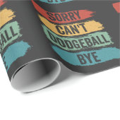 Dodgeball Byeレトロのヴィンテージギフトおもしろいを実行できない ラッピングペーパー (ロールコーナー)