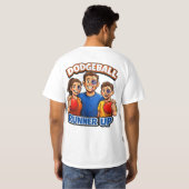 dodgeball runner up tシャツ (裏面フル)