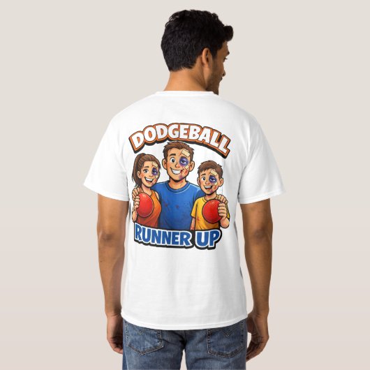 dodgeball runner up tシャツ (裏面フル)