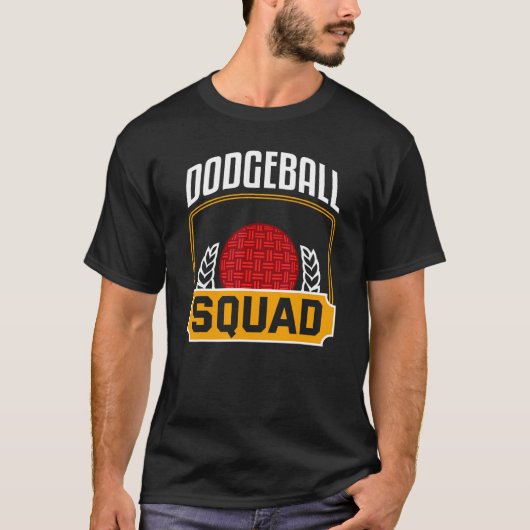 Dodgeball Squad Shirt Funny Dodgeball Team Dodgeba Tシャツ (正面)