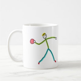 Dodgeball Stickman コーヒーマグカップ