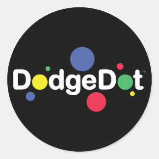 DodgeDotロゴステッカーシート ラウンドシール