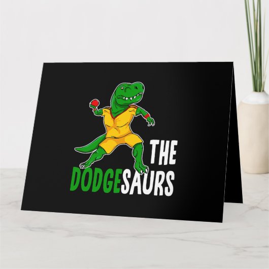 Dodgesaurs Dodgeballチーム名Dinosale Dodgeb カード (正面)