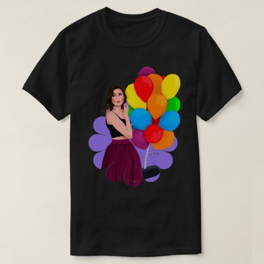 Dodie ClarkDodleodleバルーン Tシャツ (デザイン正面)