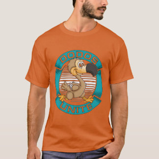 Dodo Bird Dodos Unite Flightless Etinct Birds vint Tシャツ