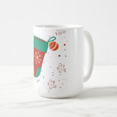 Dodo Craft Studio かわいいクリスマス・ストッキング ホリデー コーヒーマグカップ (正面右)