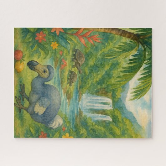 Dodo Tropical Mauritius ジグソーパズル (横)