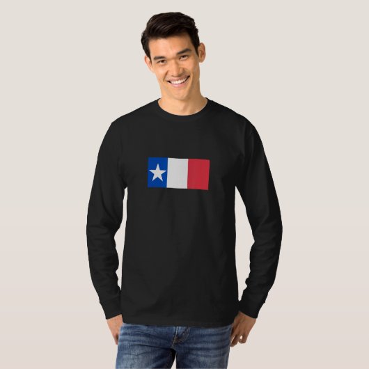 Dodson Flag  Texas Republic Flag Alamo Tシャツ (正面フル)