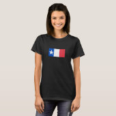 Dodson Flag  Texas Republic Flag Alamo Tシャツ (正面フル)