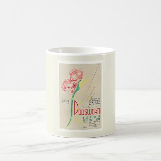 Dodsworth、フィルム、ムービー、広告ヴィンテージスタイル コーヒーマグカップ (中央)