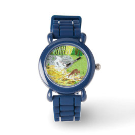 DoeとFawn Blue Silicon Kids Watch 腕時計