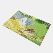 Doe and Fawn ドアマット (アングル)