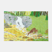 Doe and Fawn ドアマット (正面)