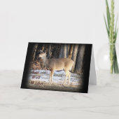 Doe Deer 5060 -カスタマイズ任意の大事な行事 カード (正面)