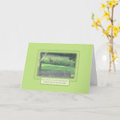 Doe & Fawns to Mom from Twin Sons誕生日 カード (黄色い花)