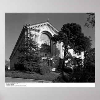 Doe Library, from the West, 1967 ポスター