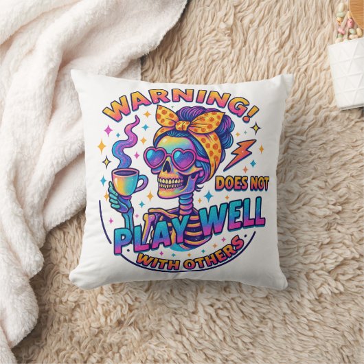 Does Not Play Well....  クッション (ブランケット)