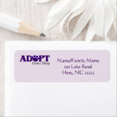 Does Not Shop差出人住所ラベル ラベル (インサイチュ)