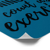 Does Running Late Count As Exercise Funny  ポスター (角)