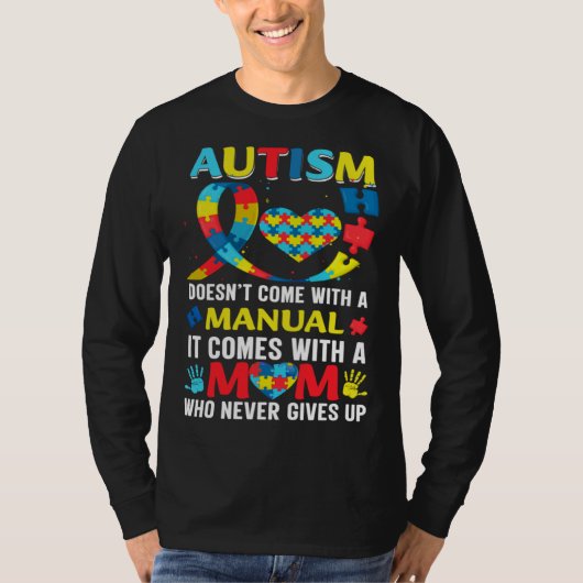 Doesn t Come With A Manual Women Autism Awareness  Tシャツ (正面)