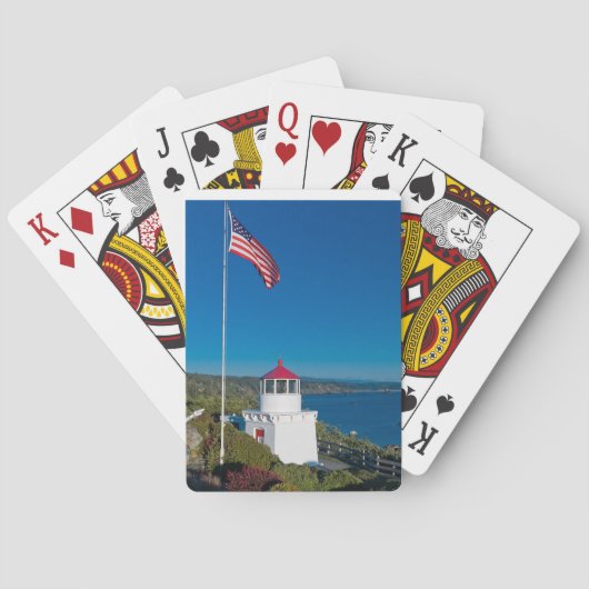 DOF – フラグ付き小型灯台ポーカーカード トランプ (裏面)