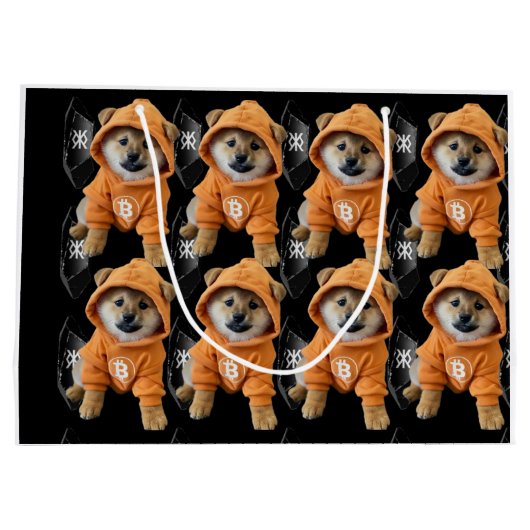 DOGラネストン抱き枕 ラージペーパーバッグ (裏面)