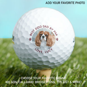 DOG最高のパパバイパーpawプリント写真カスタム撮影 ゴルフボール
