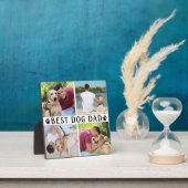 DOG最高のパパフォトコラージュポープリント フォトプラーク (インサイチュ)