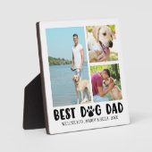 DOG最高のパパポープリント3フォトコラージュ フォトプラーク (正面)