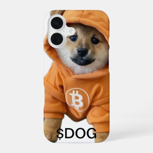 DOG電話ケース($D) iPhone 16ケース (裏面)