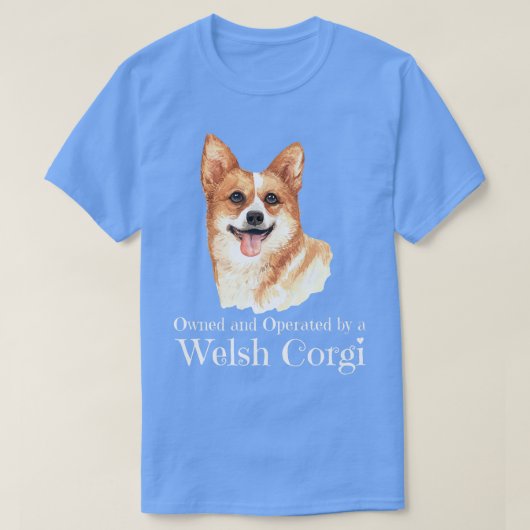 Dog996が所有し、ウェルシュコーギーによって運営される Tシャツ (デザイン正面)