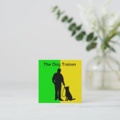 Dog カッコいい Training名刺 スクエア名刺 (スタンド正面)