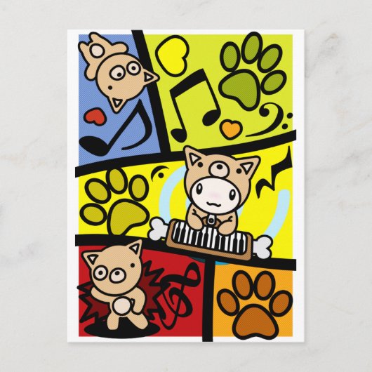 Dog_メソッド ポストカード (正面)