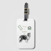 Dog  ラゲッジタグ (正面縦)