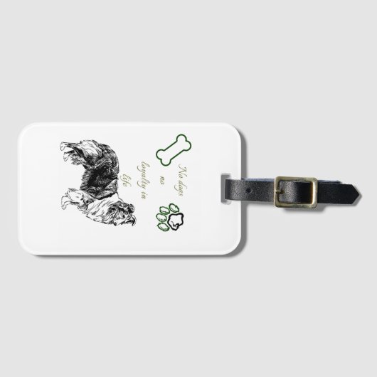 Dog  ラゲッジタグ (正面横)